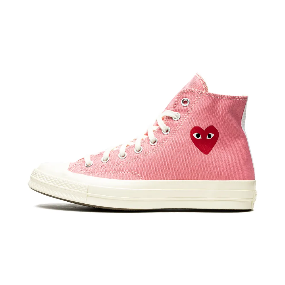 Converse Chuck Taylor All-Star 70s Hi Comme des Garcons Play Bright Pink (2020) (168301C)