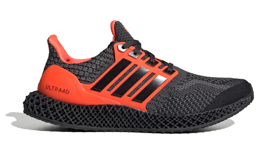 Adidas Ultra 4D 5.0 ‘Black Solar Red’ Core Black/Core Black/Solar Red (G58159)
