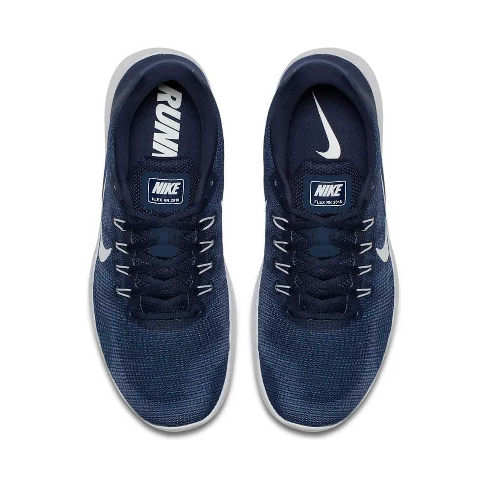 Nike Flex 2018 Rn Midnight Navy White Midnight Navy/White (AA7397-400)