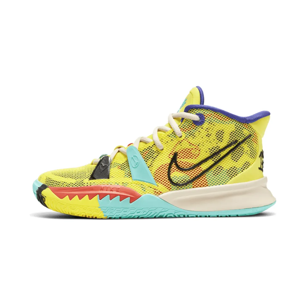 Nike Kyrie 7 1 World 1 People Electric Yellow (GS) (CT4080-700)