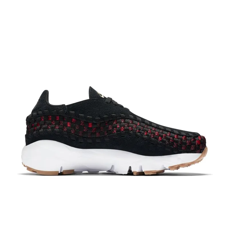 Nike Air Footscape Woven N7 2017 (W) Black/Black-University Red-Gum Medium Brown (AA0508-001)