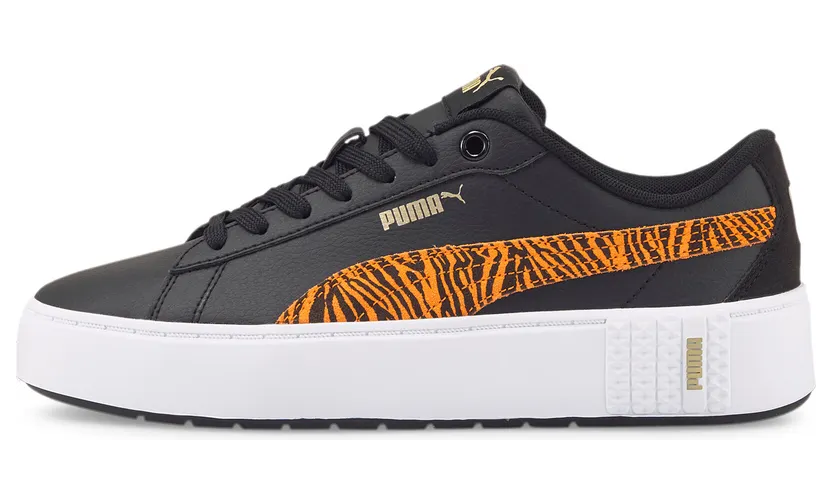 Puma Smash Platform v2 Tiger Oranje/Zwart (383877-01)