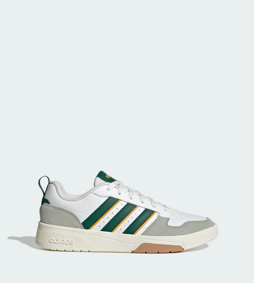Adidas COURTWAVE SCHOENEN Core White / Collegiate Green / Crew Yellow (KI9127)