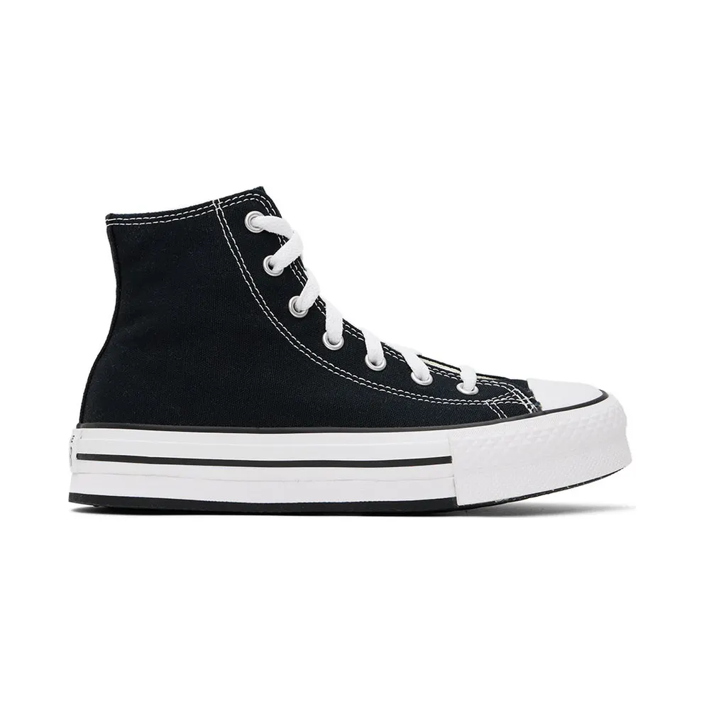 Converse Kids Black Chuck Taylor All Star Lift Sneakers (272855C)