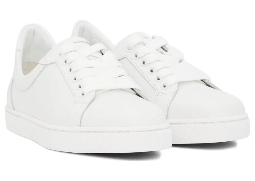 Christian Louboutin White Elo Loubi Flat Sneakers (1220734) (4)