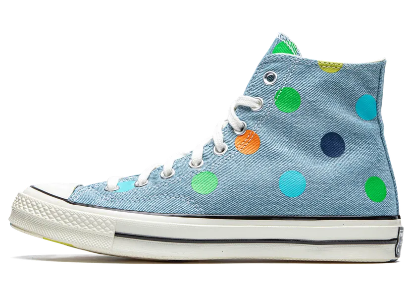 Converse Tyler The Creator x Chuck 70 High ‘Polka Dots’ Blue/Egret/Black (170011C)