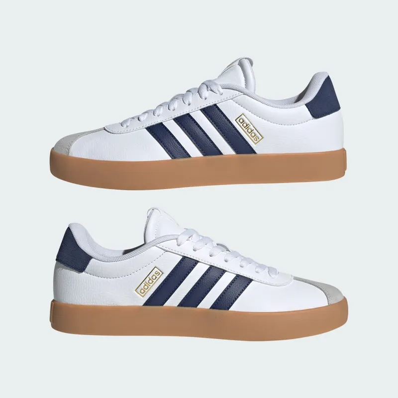 Adidas VL Court 3.0 Cloud White / Dark Blue / Light Solid Grey (JP6912)