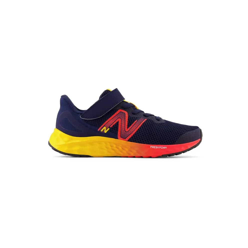 New Balance Fresh Foam Arishi v4 Bungee Lace Team Navy Electric Red Egg Yolk (PAARIKB4)
