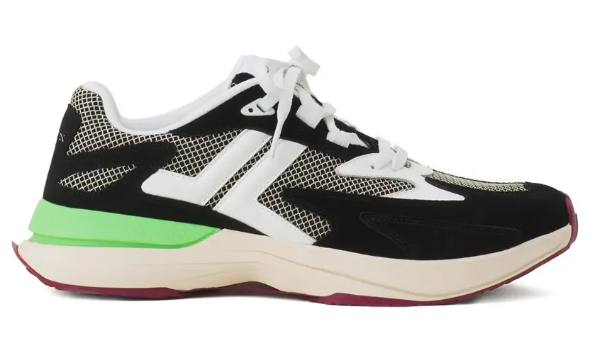 Lanvin Leren met mesh vlak “Black” (FUSKAK02NASUE25)