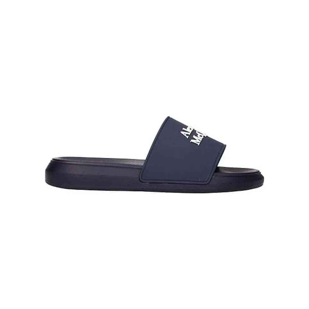 Alexander McQueen Pool Slide Navy (666983W4RF04085)