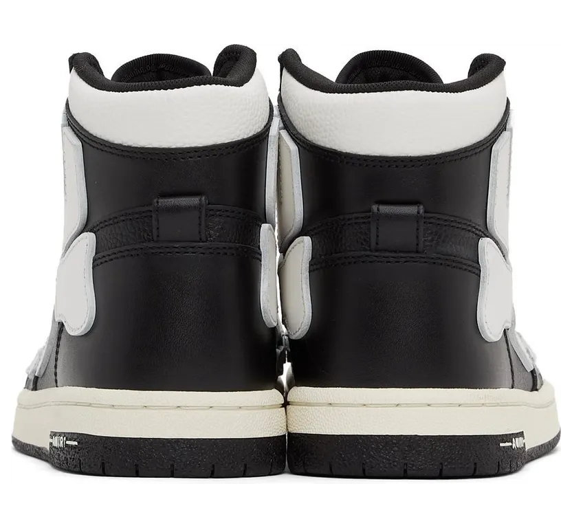 AMIRI Skel Top Hi Black Black White (PS22MFS002004) (4)