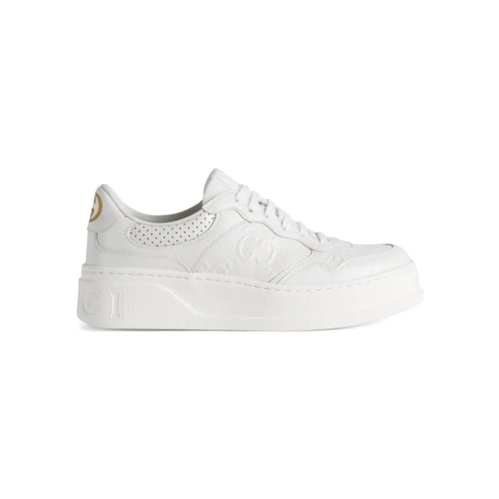 Gucci GG Embossed White Leather (670408 1XL10 9014)