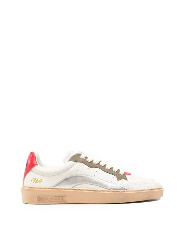 DSQUARED2 with gebarsten effect and vlakken – White (SNM049401509031)