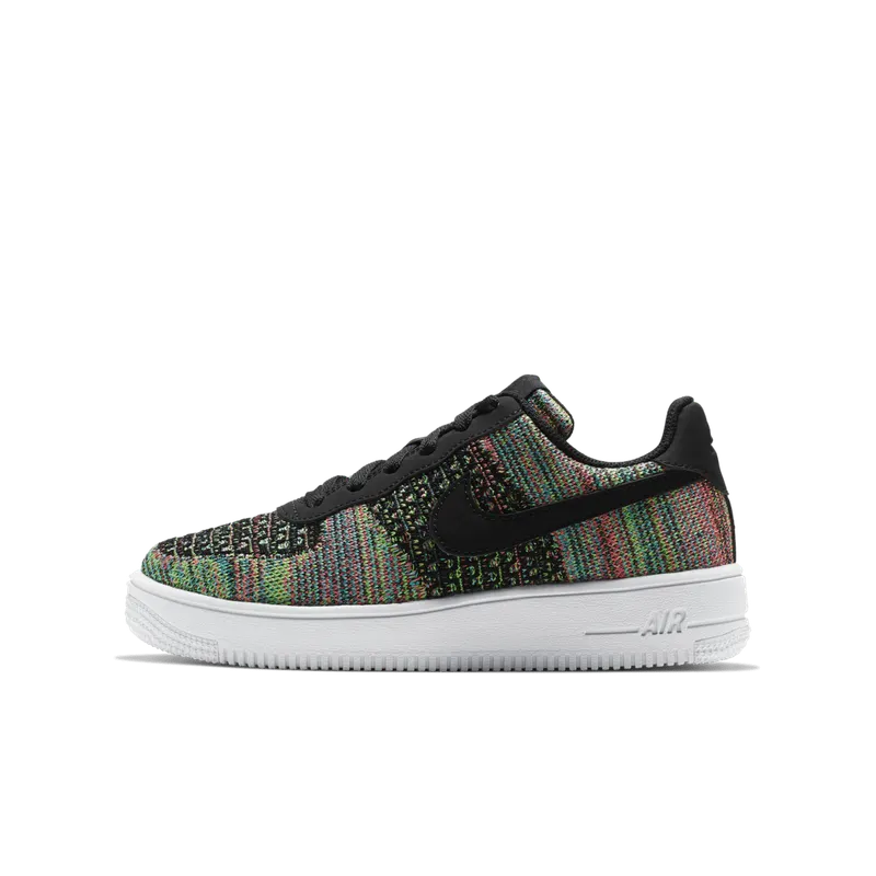 Nike Air Force 1 Flyknit 2.0 Multi-Color (GS) Black/Hyper Pink-Volt-Black (BV0063-002)