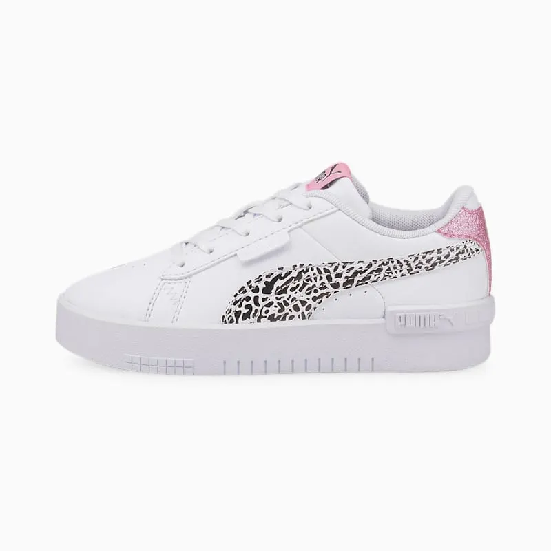 PUMA Jada Summer Roar Kids’ White/Black/Prism Pink (383138-01)