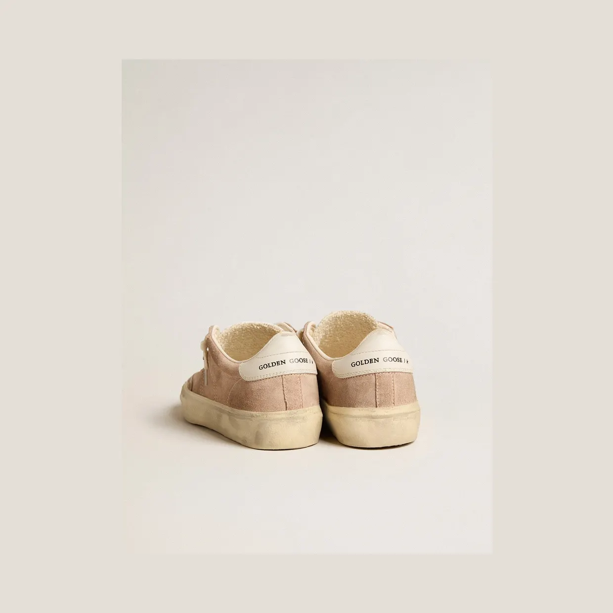 Golden Goose Soul Star In Pink Suede With Milk-White Leather Heel Tab (GWF00464.F005085.25698) (5)