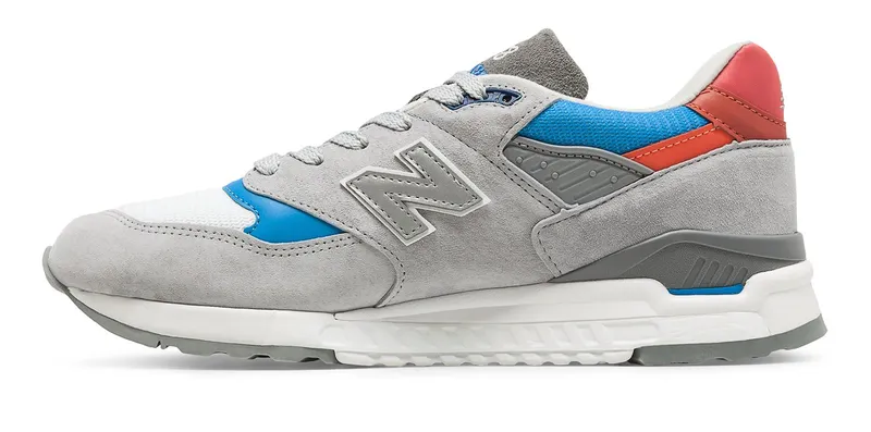 New Balance 998 Grey Light Blue Red Grey/Light Blue-Red (M998CNG)