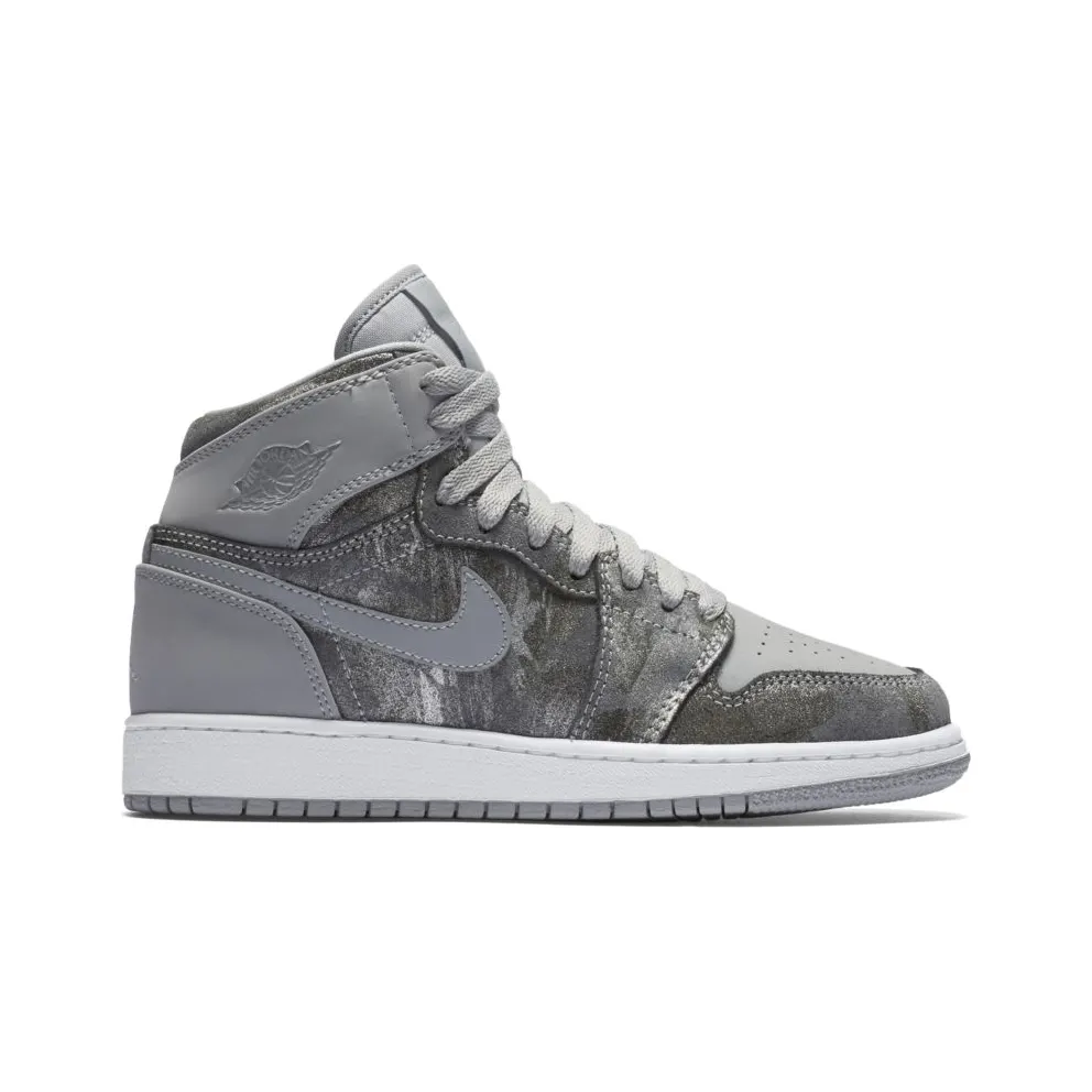 Jordan 1 Retro All Star 2016 (GS) Wolf Grey/Metallic Silver/White (819664-004)