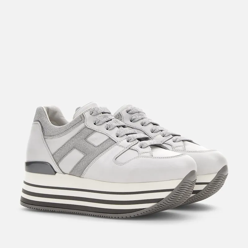Hogan Maxi H222 Silver White (HXW2830T54LKNF0351)