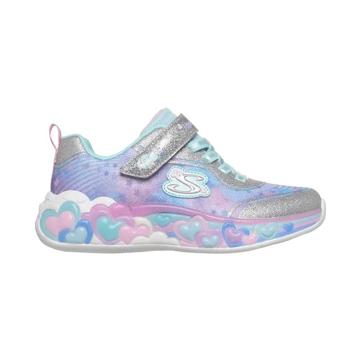 Skechers S-Lights: Eternal Heart Lights Silver (302696LSMLT)