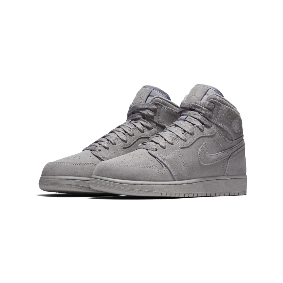 Jordan 1 Retro High Grey Suede (GS) Wolf Grey/Wolf Grey (705300-031)