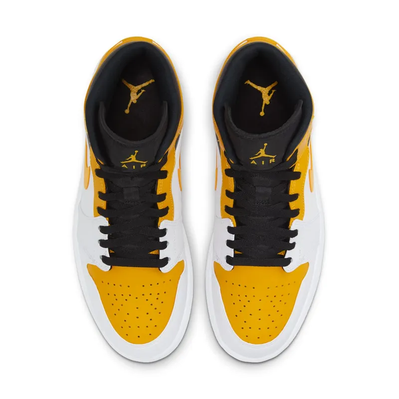 Air Jordan 1 Mid University Gold – “University Gold / White / Black” (554724-170)