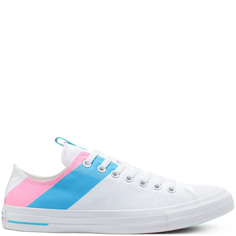 Converse Chuck Taylor All-Star Ox Pride (2020) White/90s Pink-Gnarly Blue (167760C)