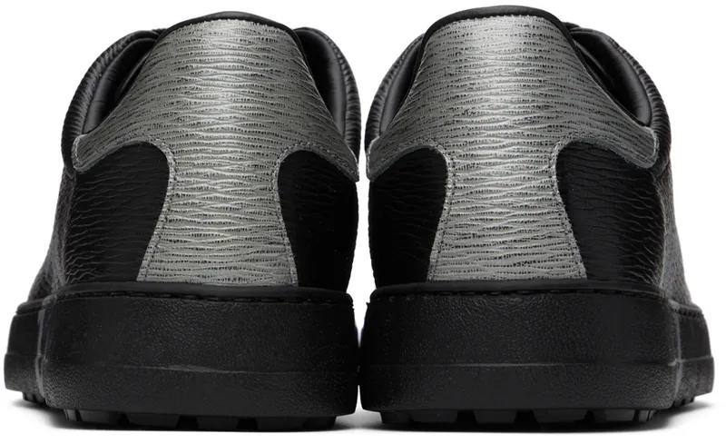Salvatore Ferragamo Black Gancini Sneakers (753088 020489012)