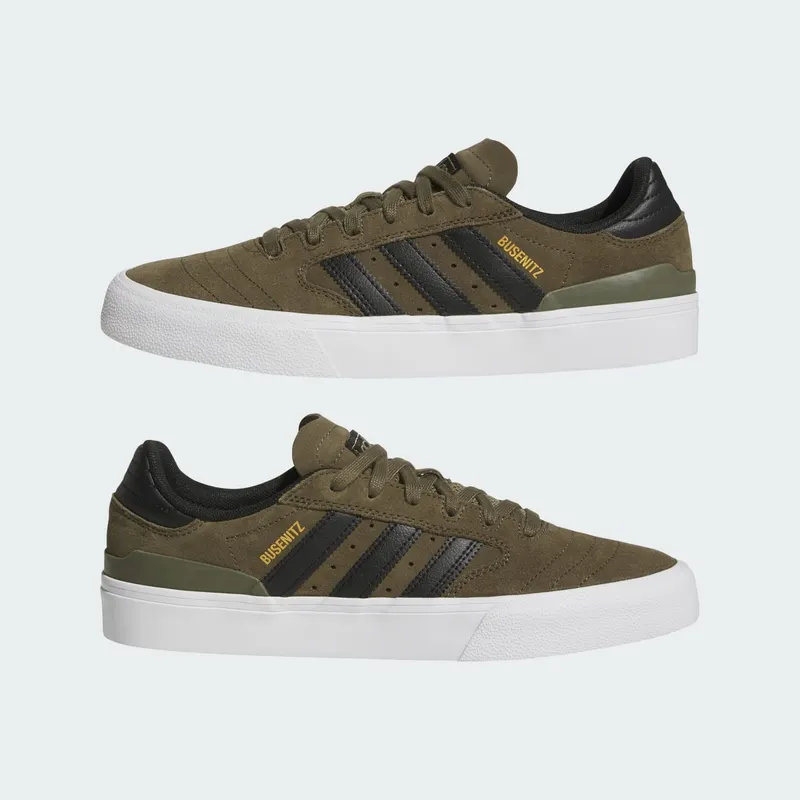 adidas Busenitz Vulc II Olive Strata Core Black Cloud White (JQ1027)