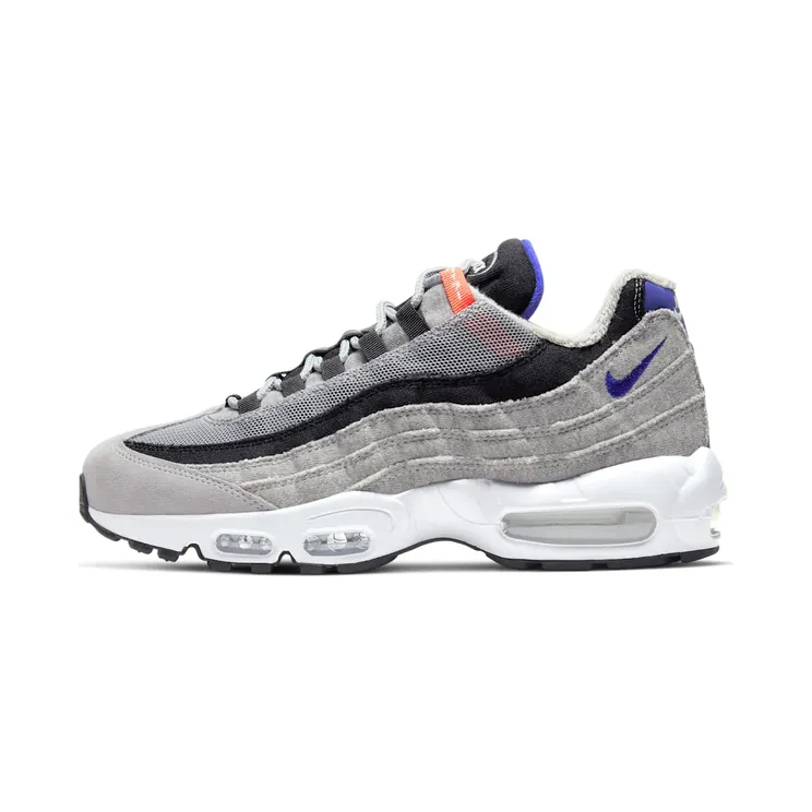 Nike Air Max 95 Loopwheeler “Wolf Grey / Black / Total Orange / White” (CQ7853-001)