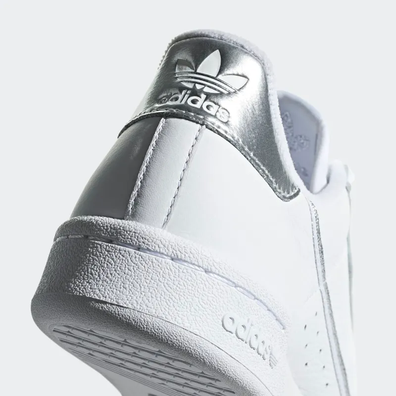 adidas Continental 80 Cloud White Silver Metallic (W) Cloud White/Cloud White/Silver Metallic (EE8925)