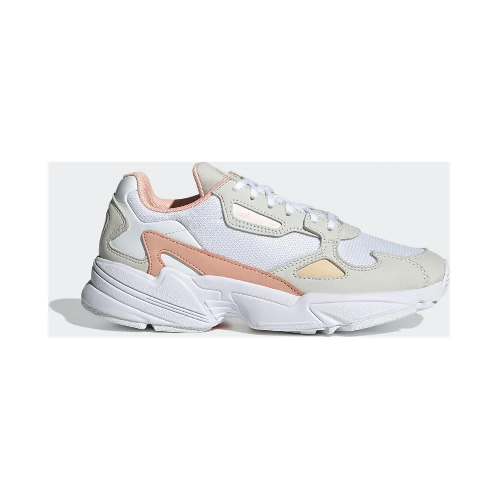 adidas Falcon Schuh Cloud White / Halo Amber / Glow Pink (GV7366)