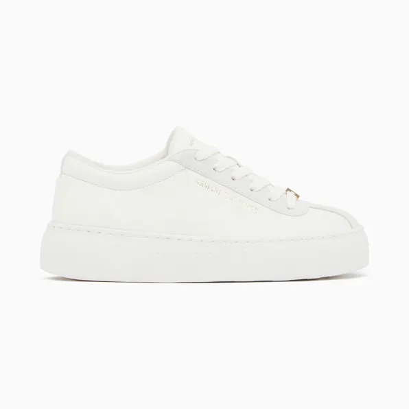 Armani Low Cut Sneakers With Suede And Tumbled Finish (XW003065-AF28674-U0011)