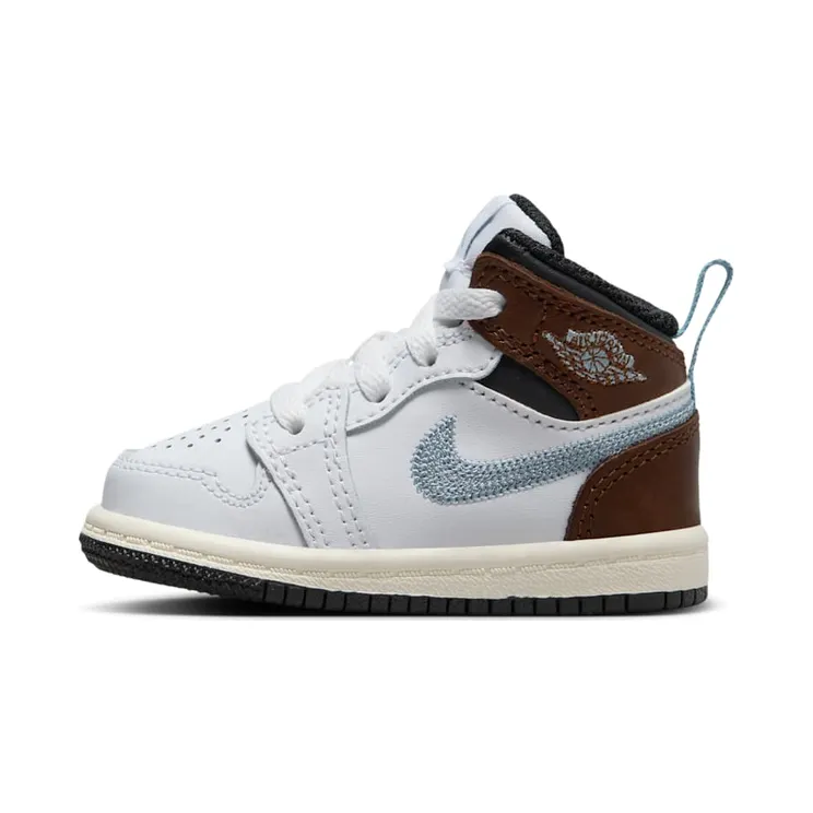 Jordan 1 Mid SE “White / Black / Sail / Blue Grey” (FQ8221-142)