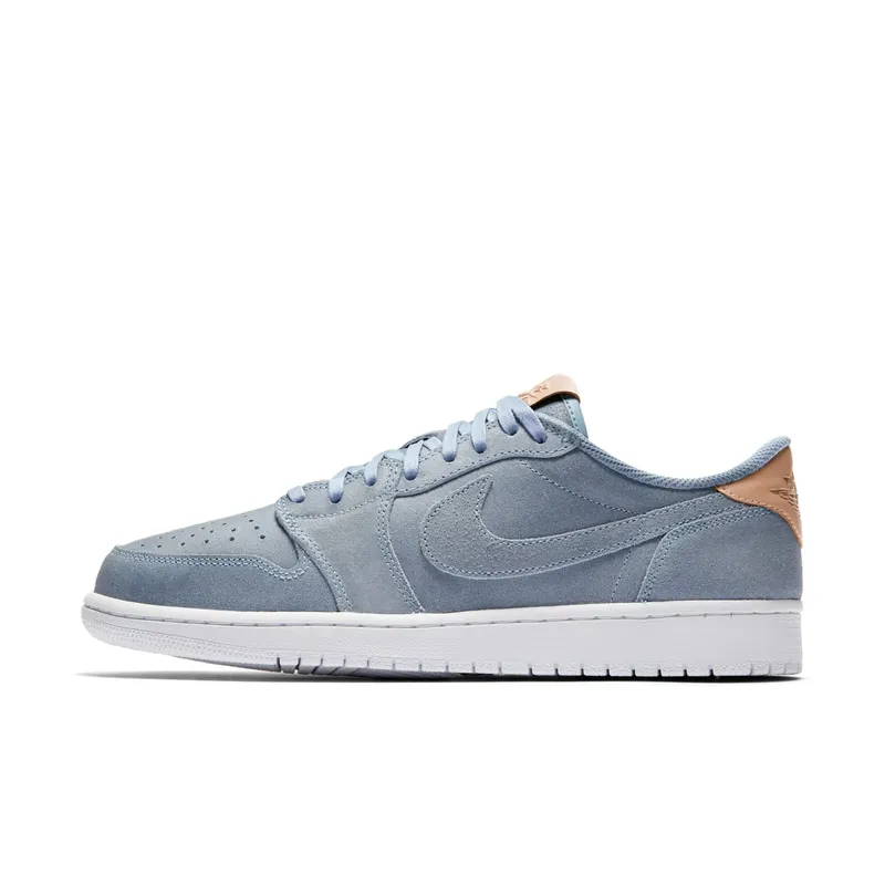 Jordan 1 Retro Low OG Ice Blue Ice Blue/Vachetta Tan-White (905136-402)