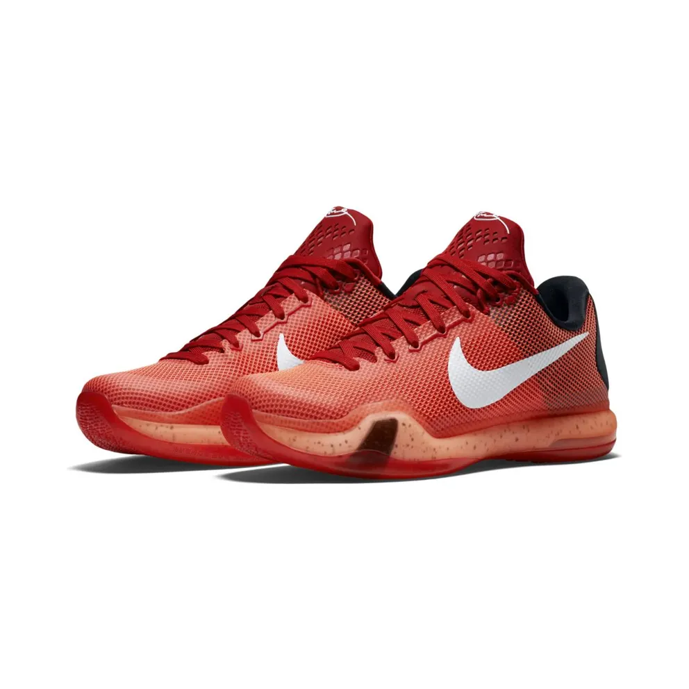Nike Kobe 10 Hot Lava University Red/White-Bright Crimson-Hot Lava (705317-616)
