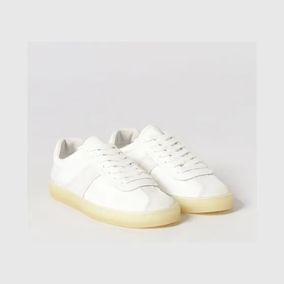 Copenhagen Paia Leather and Fabric Sneakers White (CPH98MIXWHI)