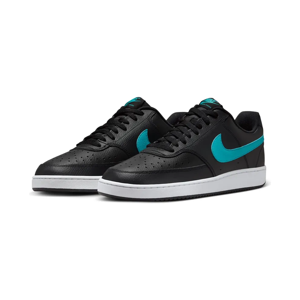 Nike Court Vision Low “Black / White / Dusty Cactus” (HF0103-001)