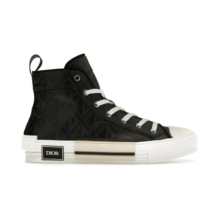 Dior B23 High Top Black CD Diamond (3SH118ZPP_H900)