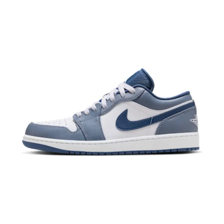 Air Jordan 1 Low “Ashen Slate / Mystic Navy / White” (553558-414)