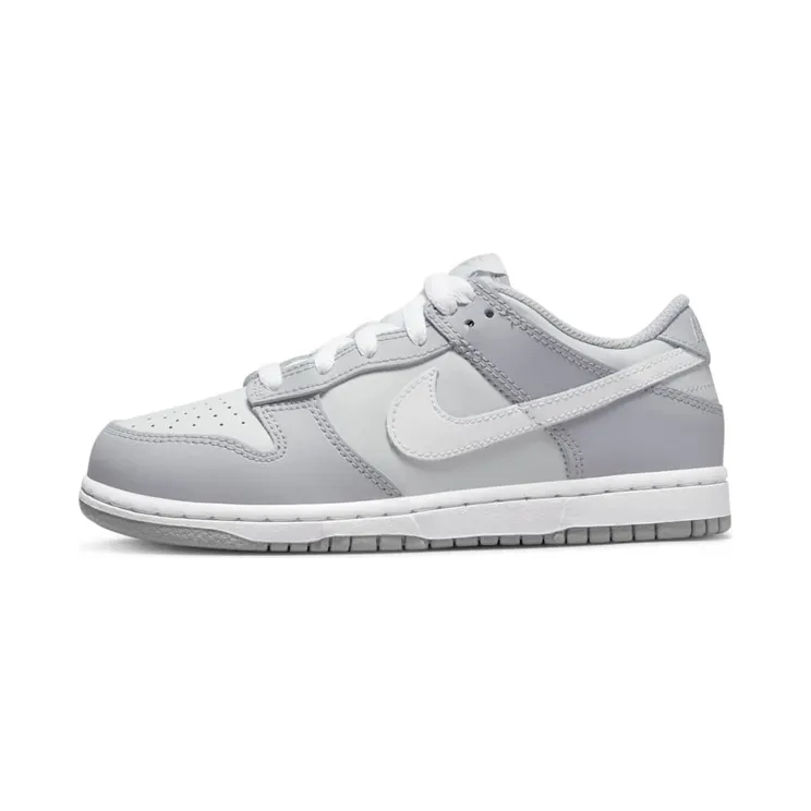 Nike Dunk Low Two-Toned Grey (PS) “Pure Platinum / Wolf Grey / White” (DH9756-001)