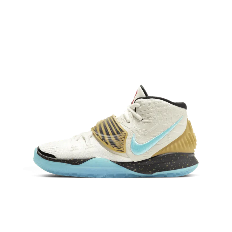 Nike Kyrie 6 Concepts Golden Mummy (GS) Sand/Teal-Metallic Gold (CV5572-149)
