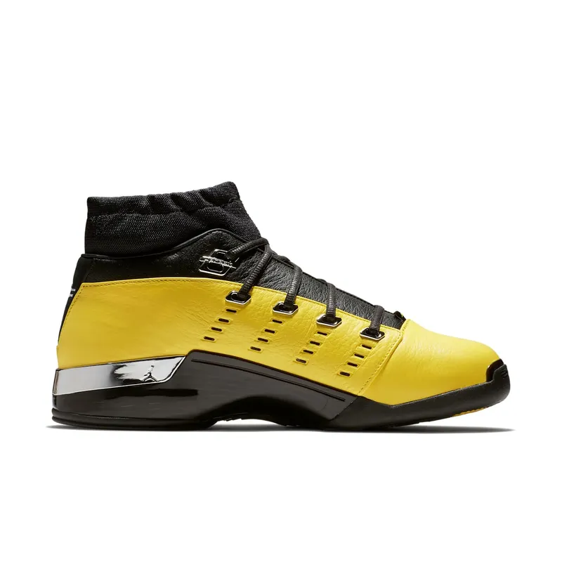 Jordan 17 Retro Low SoleFly Alternate Lightning Black/Lightening-Metallic Silver (AJ7321-003)