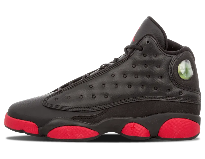 Air Jordan 13 Retro BG Black Gym Red (414574-033)