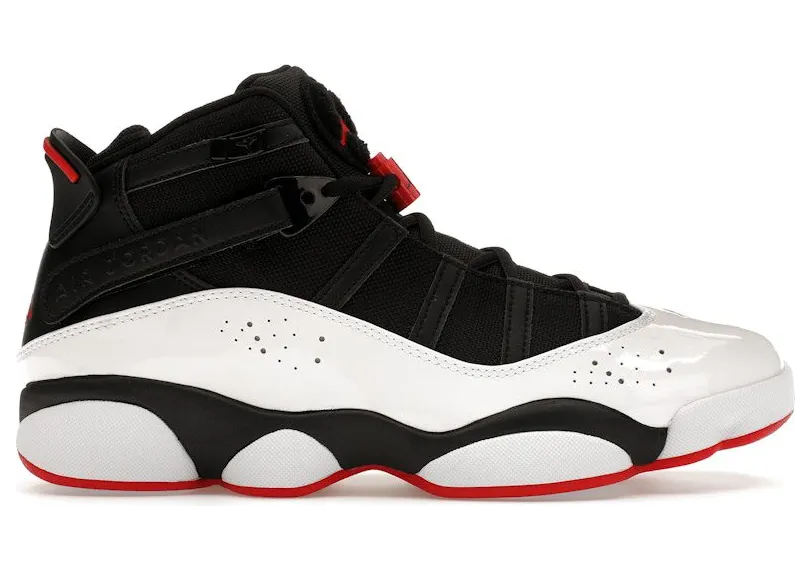 Jordan 6 Rings Black White Varsity Red (322992-067)