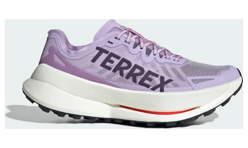 Adidas Terrex Agravic Speed Ultra Trail Running Powder Plum / Aurora Plum / Lucid Red (JQ1616)