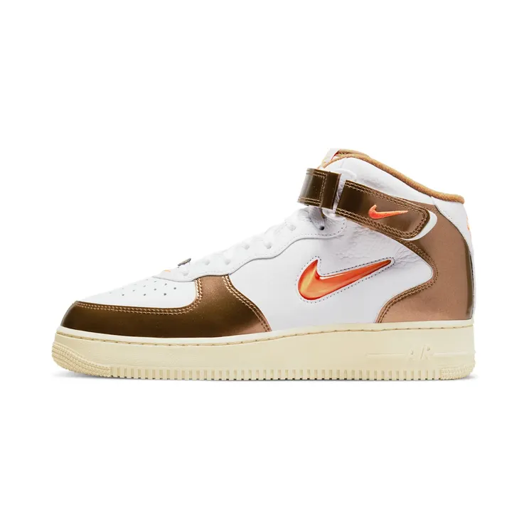 Nike Air Force 1 Mid Ale Brown – “White / Ale Brown / Beach / Total Orange” (DH5623-100)