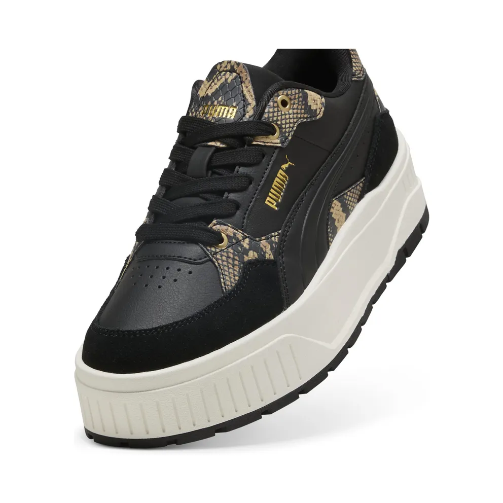 Puma Karmen II Idol Snake Chic “Puma Black / Puma Black / Puma Gold” (400395_02)