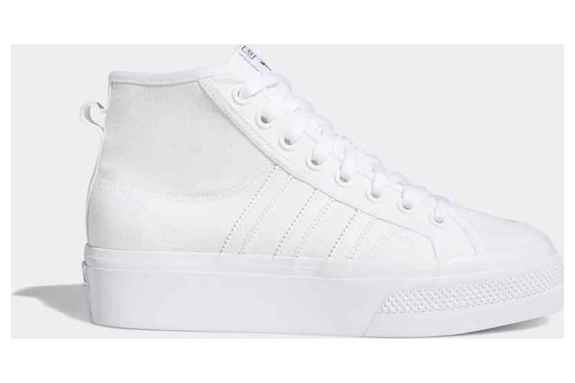 adidas Originals Nizza Platform Mid Damen Sneaker weiß (FY2782)