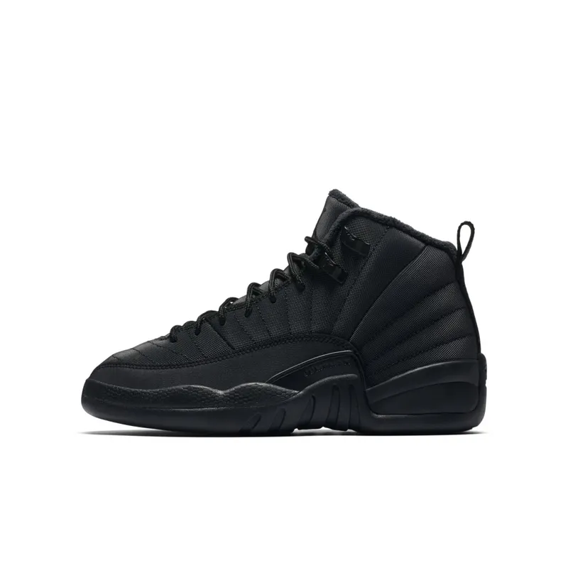 Jordan 12 Retro Winter Black (GS) Black/Black-Anthracite (BQ6852-001)